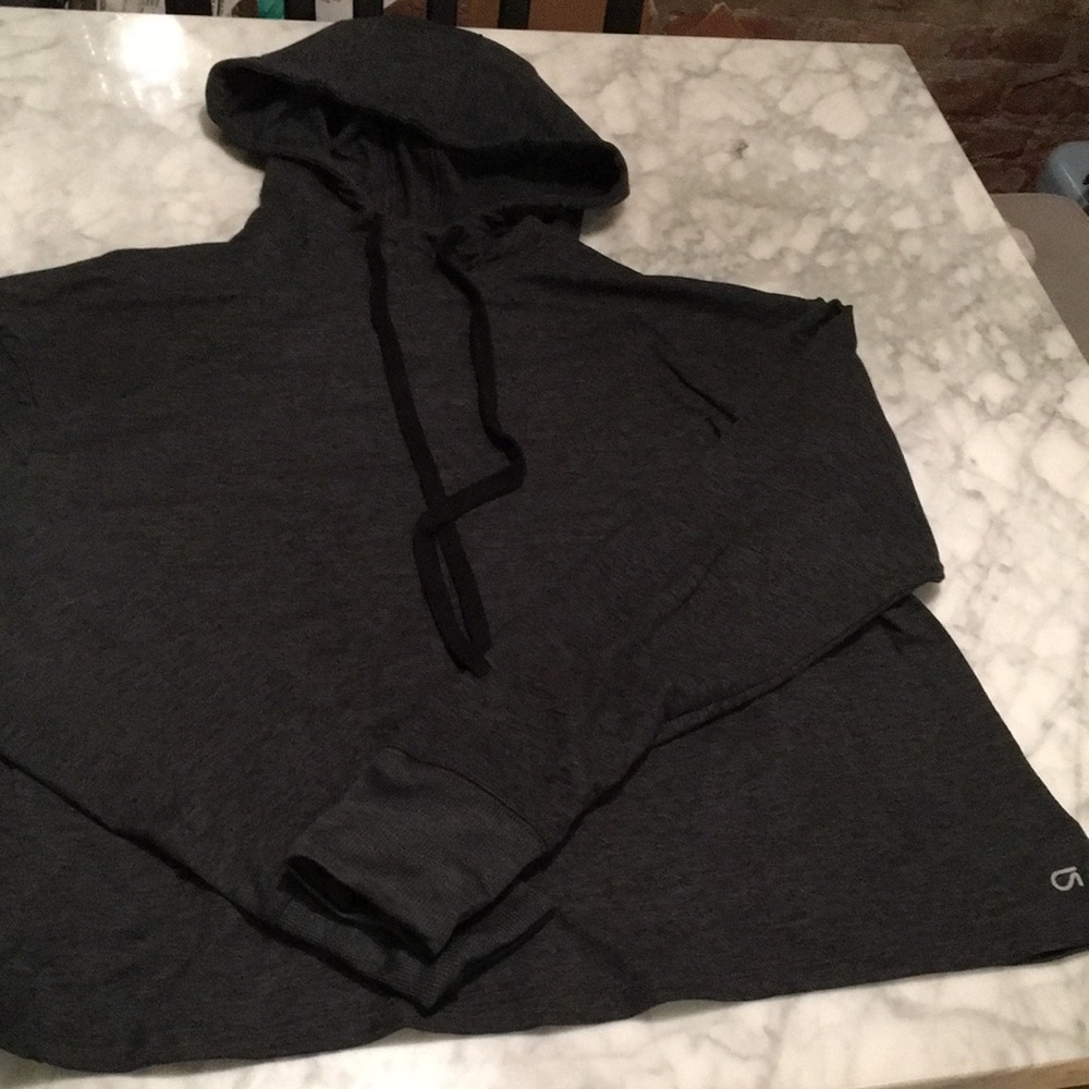Medium Gap Brushed Jersey pull over hoodie
